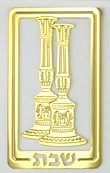 Sabbath Candles bookmark